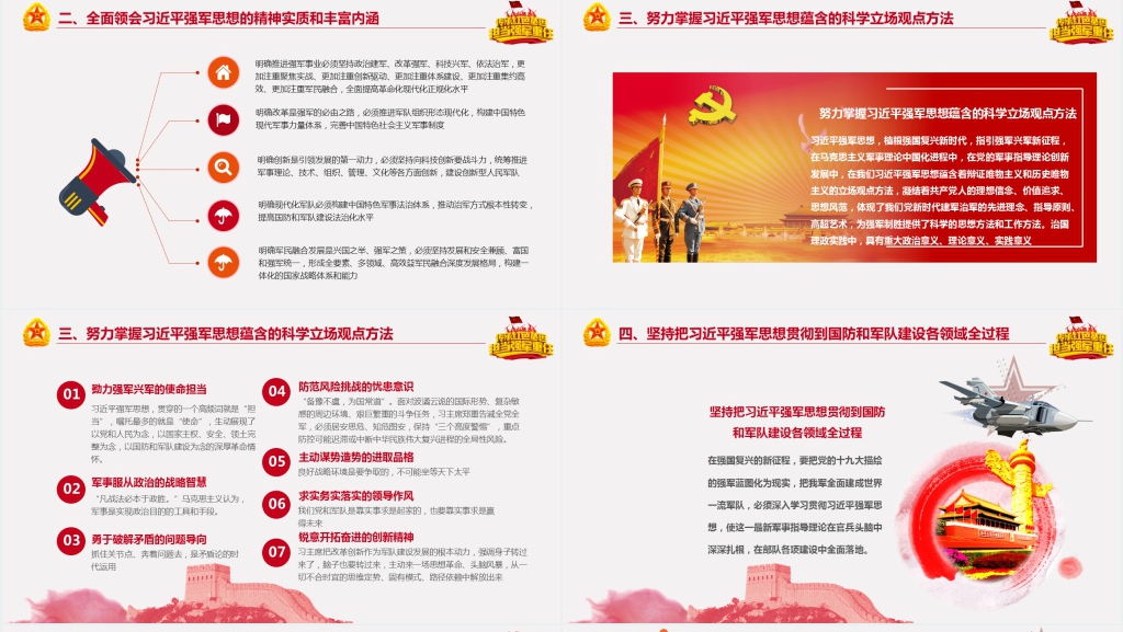 传承红色基因担当强军重任PPT党课 传承红色基因担当强军重任PPT党课