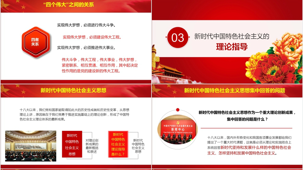 中国特色社会主义新时代PPT党课 中国特色社会主义新时代PPT党课