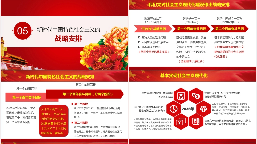 中国特色社会主义新时代PPT党课 中国特色社会主义新时代PPT党课