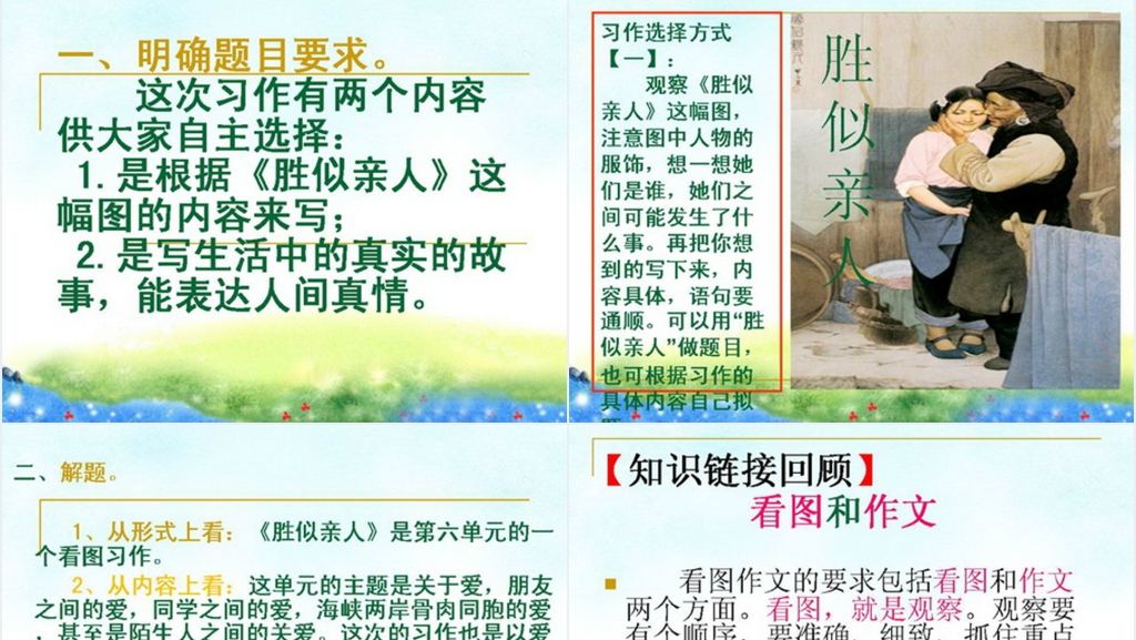 人教版六年级上册《语文园地六习作指导》PPT 人教版六年级上册《语文园地六习作指导》PPT