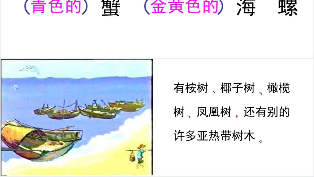 三年级海滨小城课文教学PPT课件 三年级海滨小城课文教学PPT课件