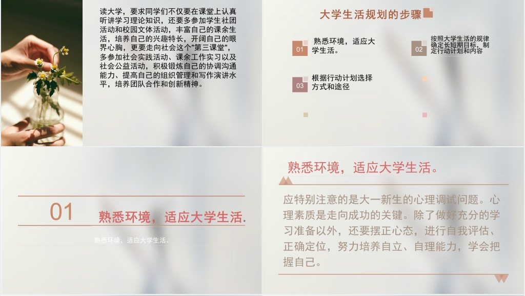 我的大学生活如何规划PPT模板 我的大学生活如何规划PPT模板