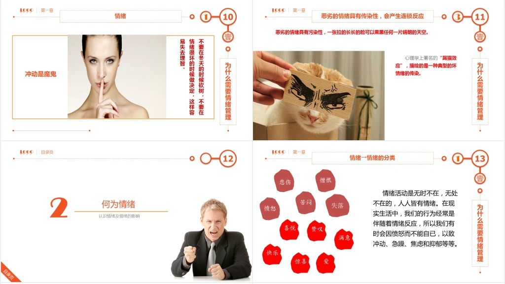 事业单位情绪管理PPT模板 事业单位情绪管理PPT模板