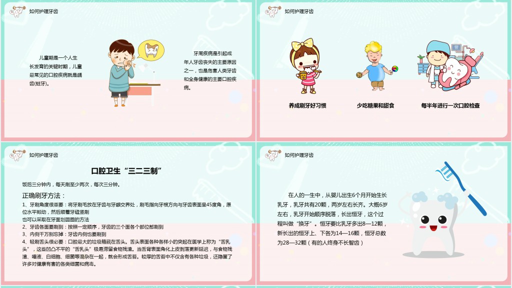 小学全国爱牙日班会PPT课件 小学全国爱牙日班会PPT课件