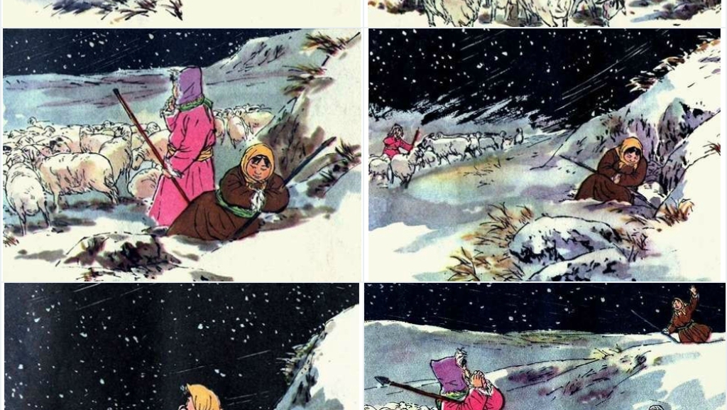 草原小姐妹连环画PPT模板 草原小姐妹连环画PPT模板