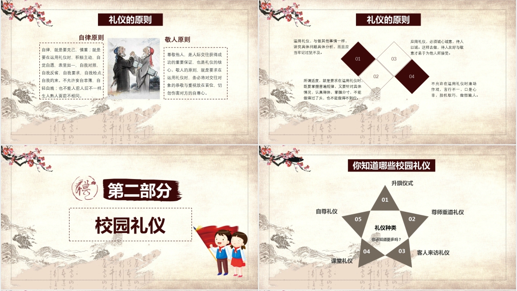 三年级小学生文明礼仪主题班会PPT课件 三年级小学生文明礼仪主题班会PPT课件