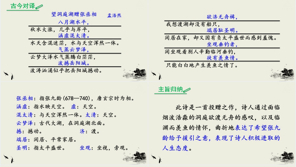 初中语文课外古诗词诵读PPT课件 初中语文课外古诗词诵读PPT课件
