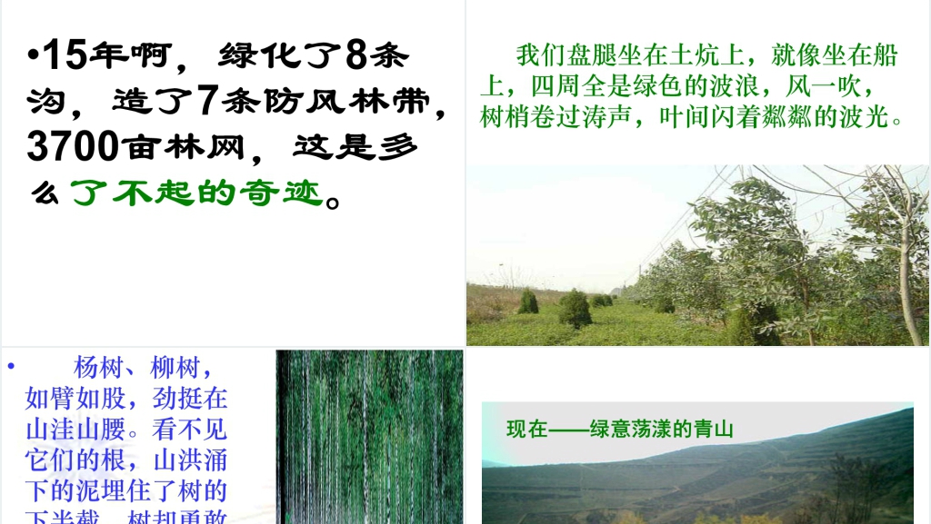 人教版六年级上册语文第16课青山不老PPT课件 人教版六年级上册语文第16课青山不老PPT课件