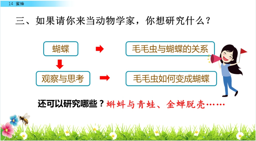 三年级《蜜蜂》PPT课件 三年级《蜜蜂》PPT课件