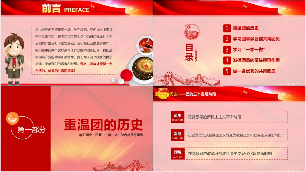 做合格共青团员PPT