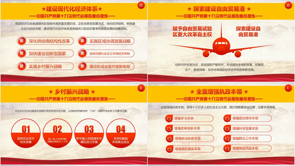 十九条新提法新概念PPT党课