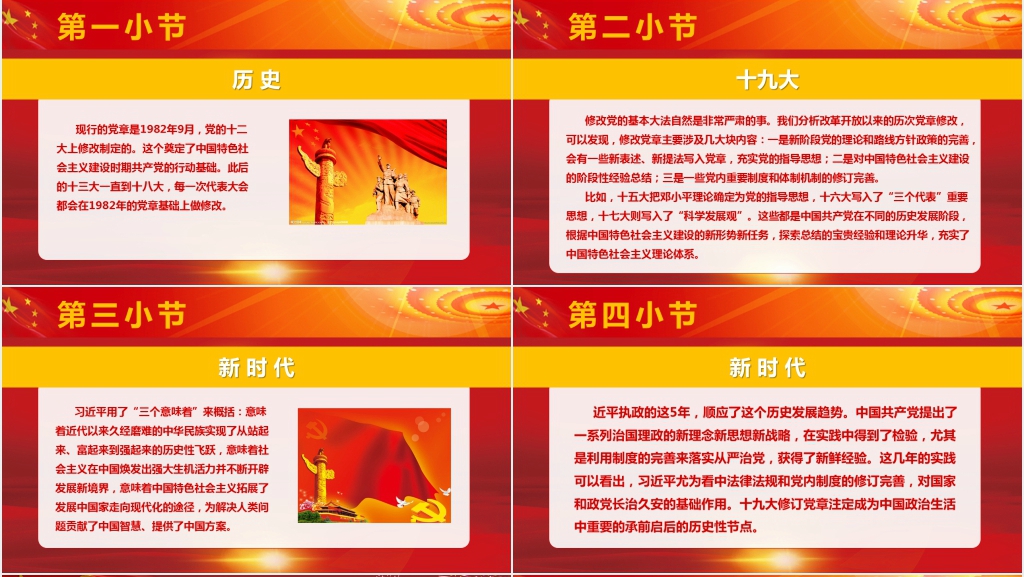 党代会修改后新党章学习PPT党课 党代会修改后新党章学习PPT党课