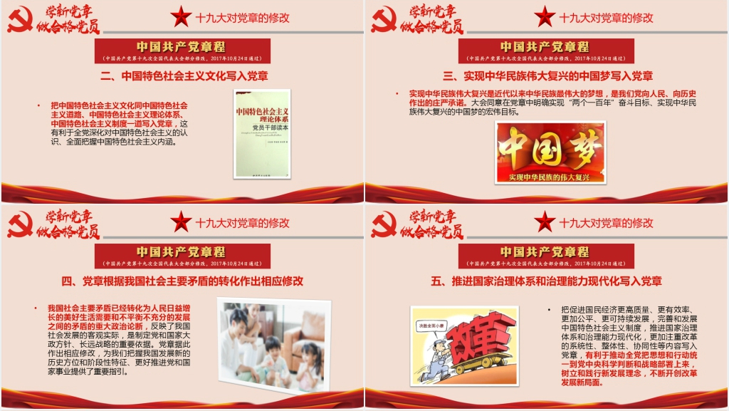 学党章党规做合格党员PPT党课 学党章党规做合格党员PPT党课