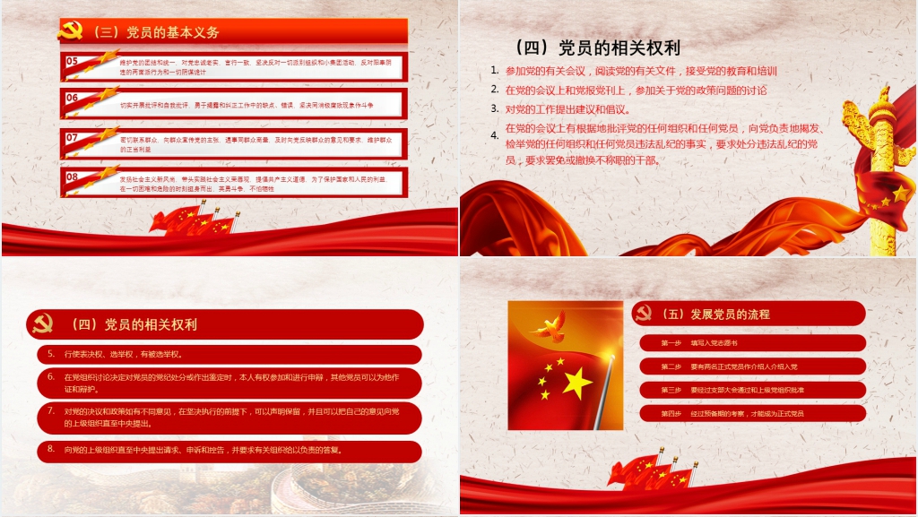 如何做一名合格的共产党员PPT党课
