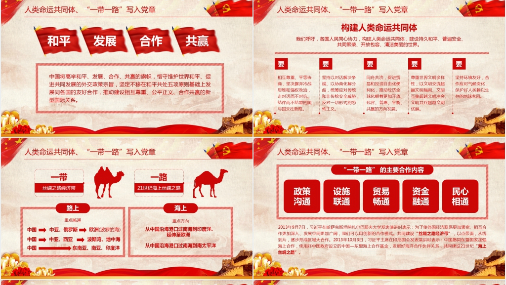 十九党章修改的主要内容PPT党课 十九党章修改的主要内容PPT党课
