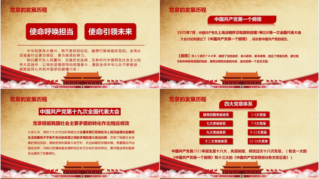 深入学习最新党章做合格党员PPT党课 深入学习最新党章做合格党员PPT党课