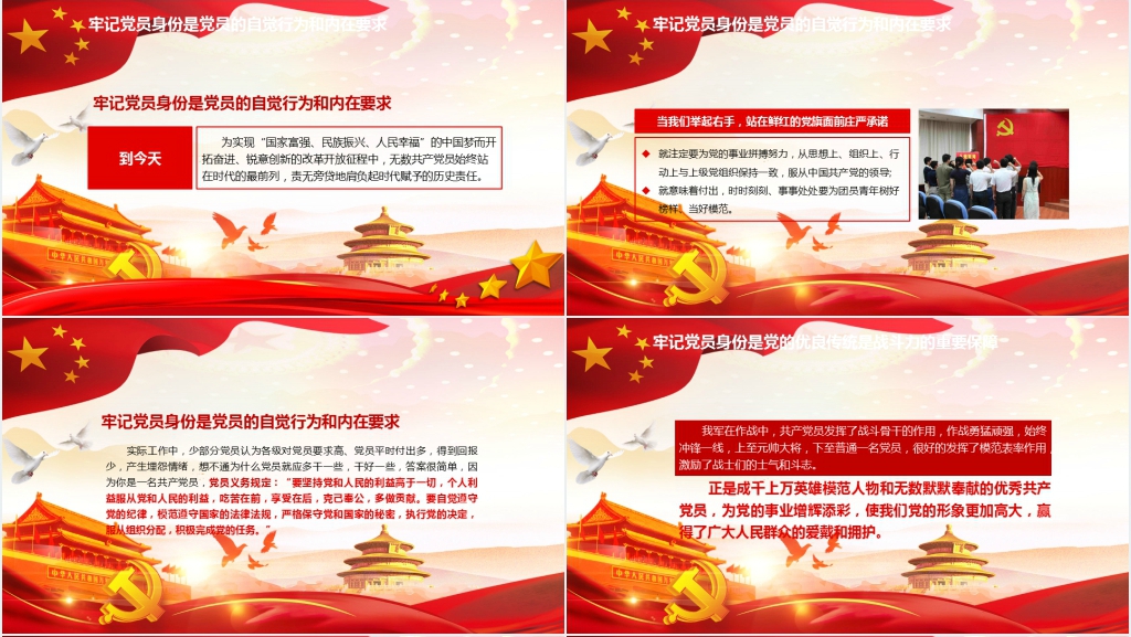如何推进党建工作做合格党员PPT党课 如何推进党建工作做合格党员PPT党课