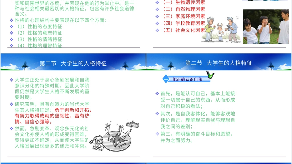 大学生人格发展与心理健康PPT 大学生人格发展与心理健康PPT