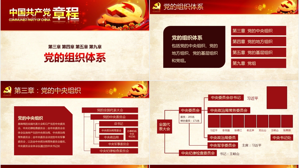 中国共产党新章程解读PPT党课 中国共产党新章程解读PPT党课