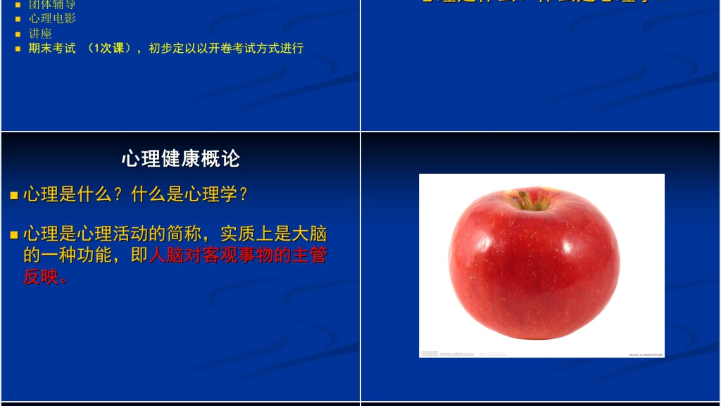 大学生心理健康教育课程PPT课件 大学生心理健康教育课程PPT课件