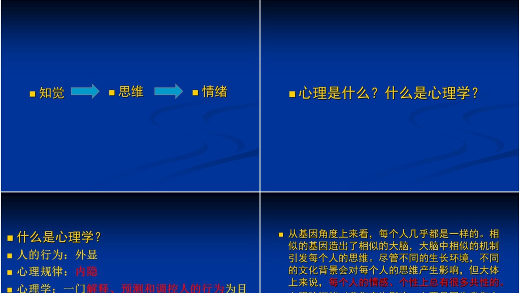 大学生心理健康教育课程PPT课件 大学生心理健康教育课程PPT课件