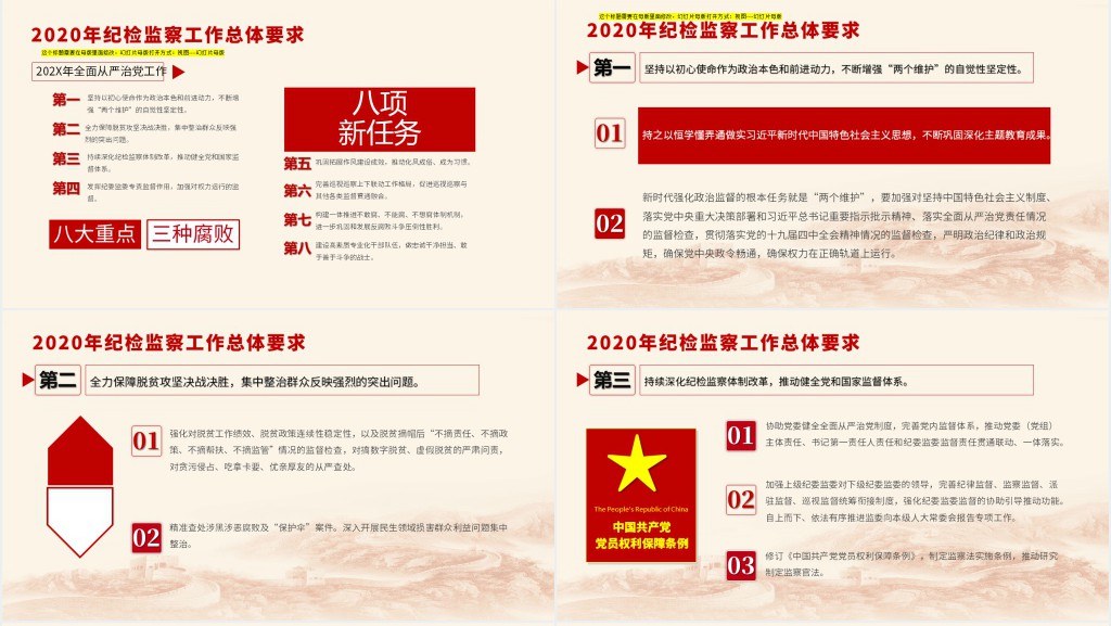 十九届中央纪律委四次全会PPT 十九届中央纪律委四次全会PPT