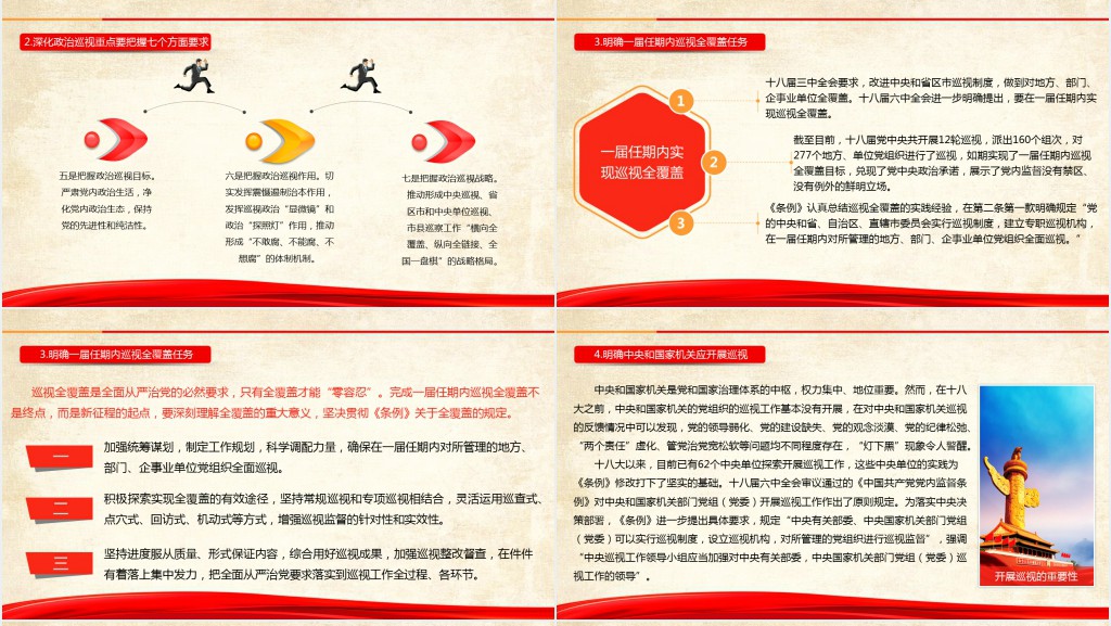 党政风共产党巡视工作条例3.0版全面解读PPT党课