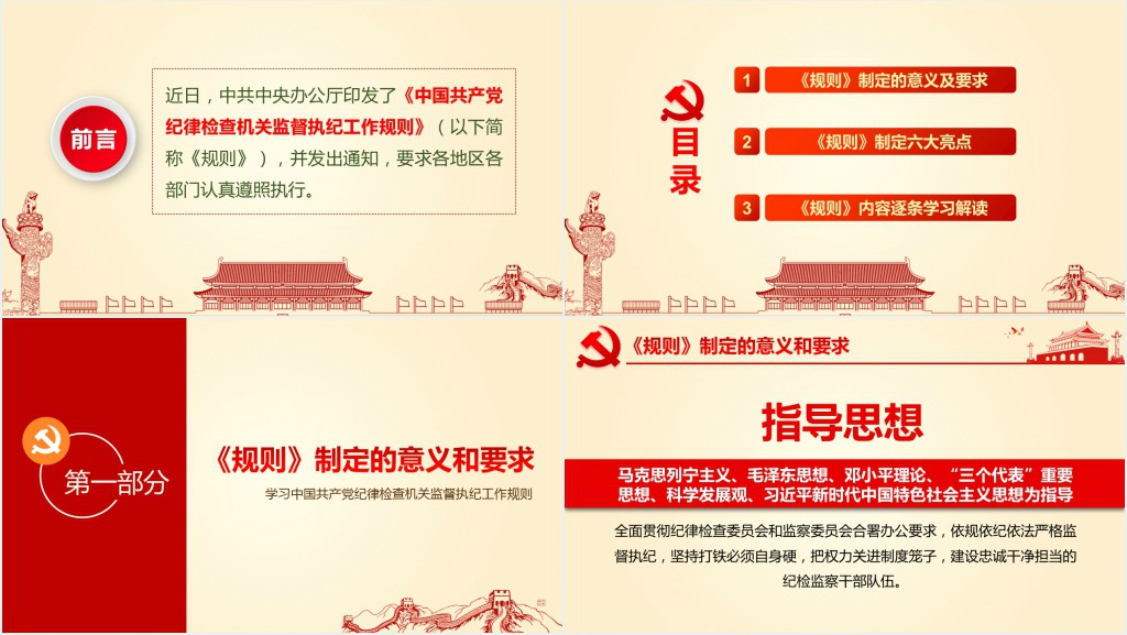 最新监督执纪工作规则解读PPT 最新监督执纪工作规则解读PPT