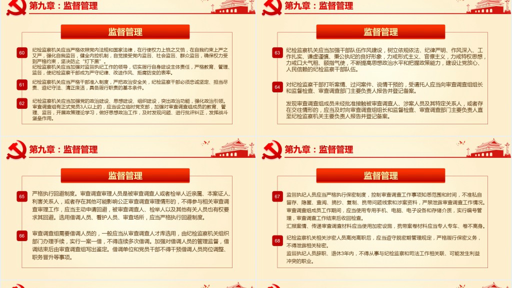 最新监督执纪工作规则解读PPT 最新监督执纪工作规则解读PPT