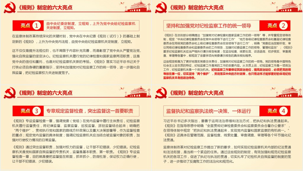 最新监督执纪工作规则解读PPT 最新监督执纪工作规则解读PPT