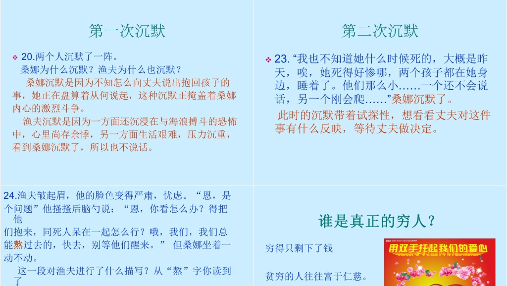九穷人PPT课件 九穷人PPT课件