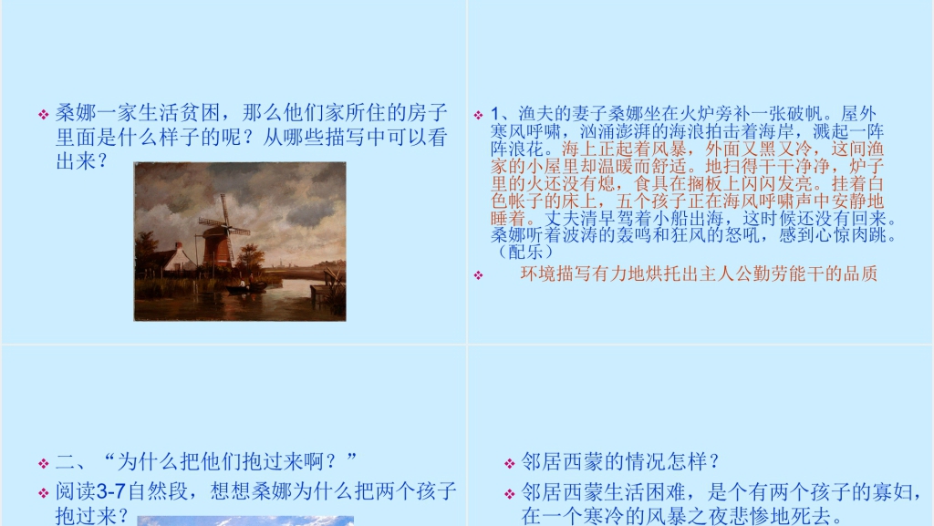 九穷人PPT课件 九穷人PPT课件
