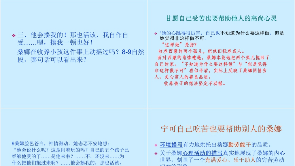 九穷人PPT课件 九穷人PPT课件