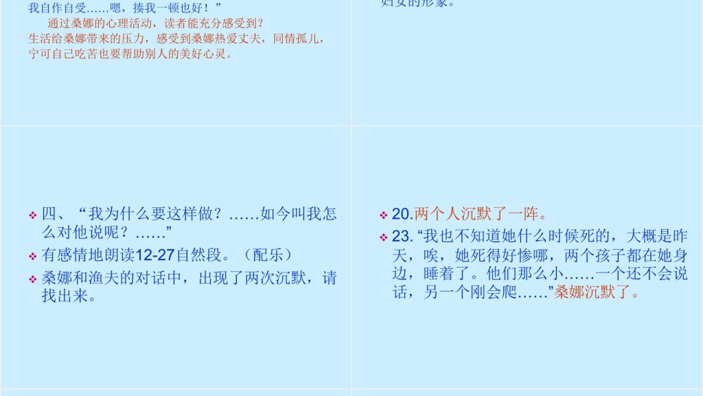 九穷人PPT课件 九穷人PPT课件