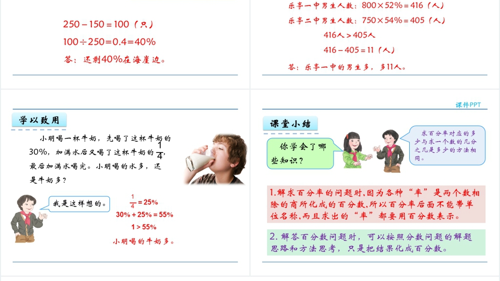 人教版六年级数学上册第6单元百分数(一)2用百分数解决问题(一)PPT课件 人教版六年级数学上册第6单元百分数(一)2用百分数解决问题(一)PPT课件