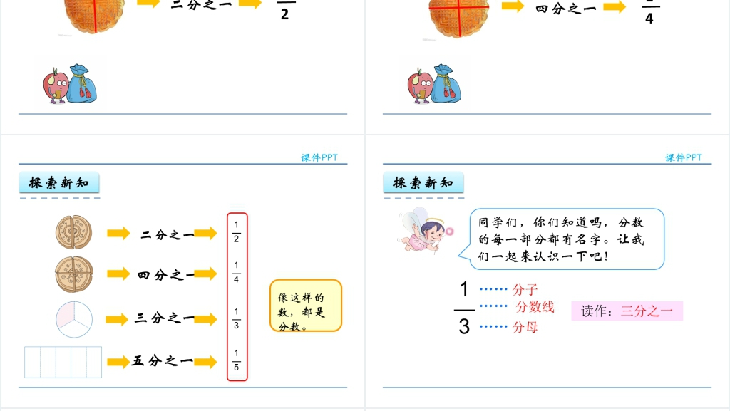 人教实验版三年级数学上册第8单元分数的初步认识几分之一PPT课件 人教实验版三年级数学上册第8单元分数的初步认识几分之一PPT课件