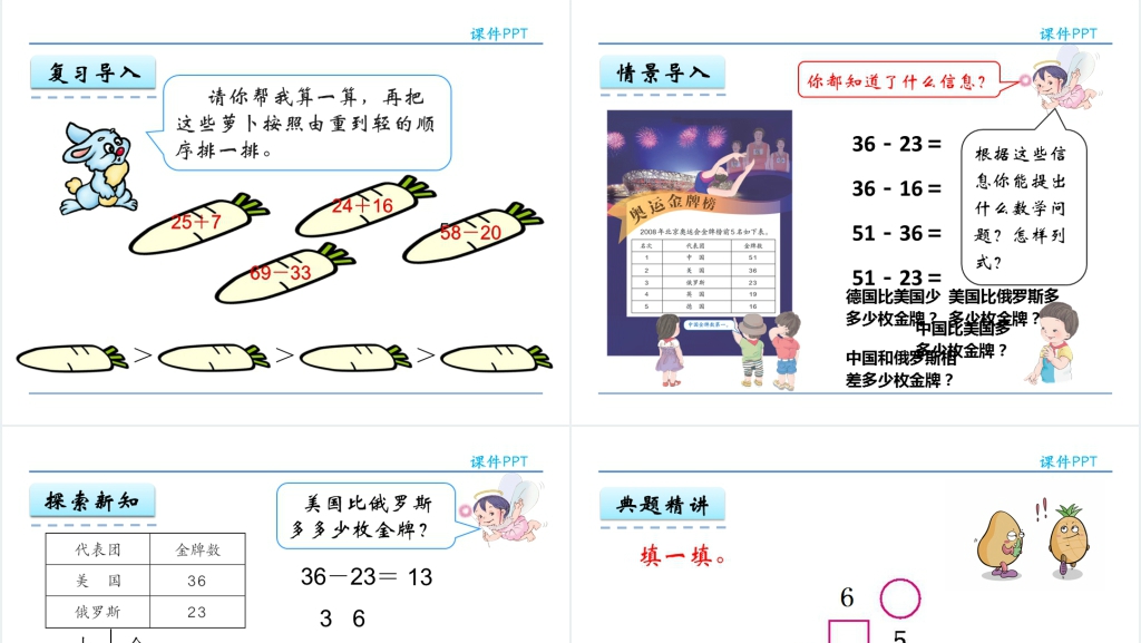人教实验版二年级数学上册第2单元100以内的加法和减法(二)3不退位减PPT课件 人教实验版二年级数学上册第2单元100以内的加法和减法(二)3不退位减PPT课件