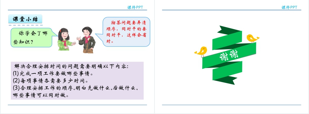 人教实验版四年级数学上册第8单元数学广角优化沏茶问题PPT课件 人教实验版四年级数学上册第8单元数学广角优化沏茶问题PPT课件