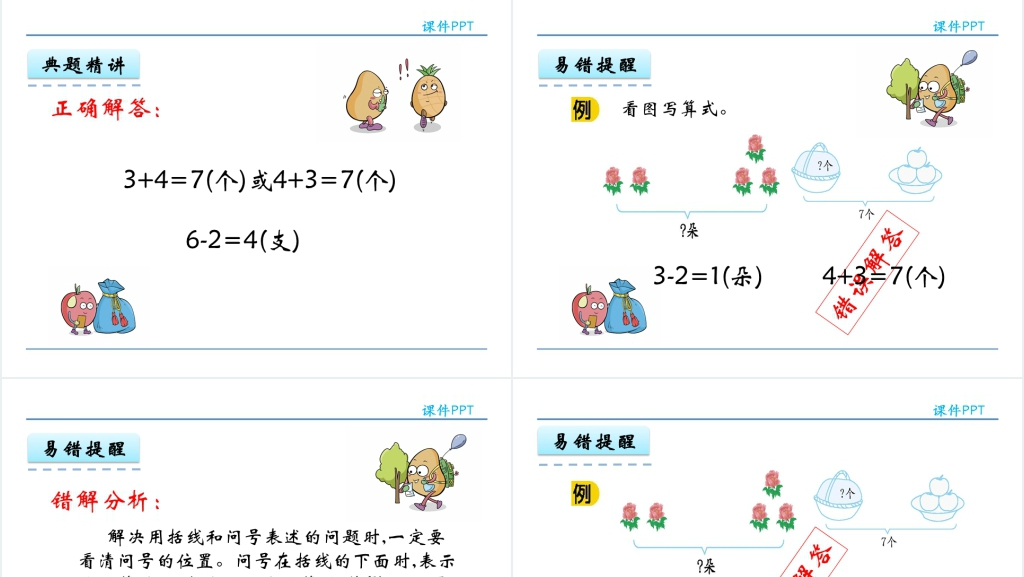 人教实验版一年级数学上册第5单元6~10的认识和加减法6和7的加减法PPT课件 人教实验版一年级数学上册第5单元6~10的认识和加减法6和7的加减法PPT课件