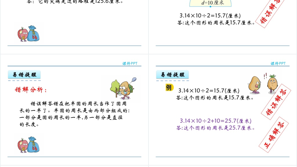 人教版六年级数学上册第5单元圆2圆的周长PPT课件 人教版六年级数学上册第5单元圆2圆的周长PPT课件