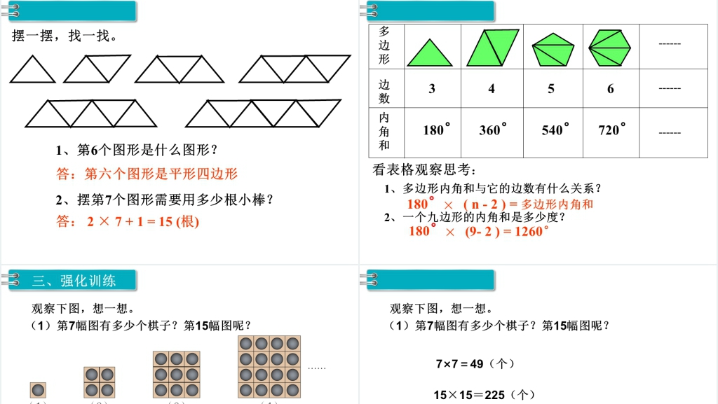 六年级数学下册(RJ)第6单元整理和复习4.数学思考第1课时数学思考(1)PPT课件 六年级数学下册(RJ)第6单元整理和复习4.数学思考第1课时数学思考(1)PPT课件