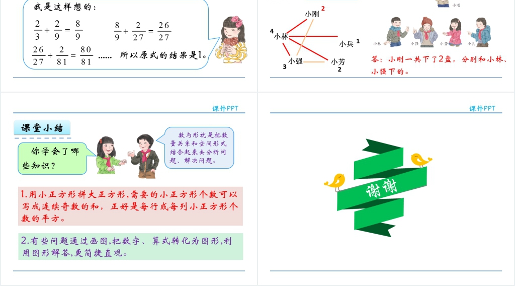 人教版六年级数学上册第8单元数学广角—数与形PPT课件 人教版六年级数学上册第8单元数学广角—数与形PPT课件