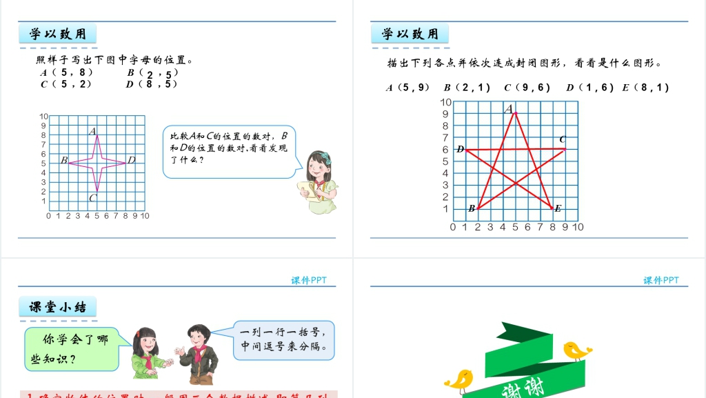 人教版五年级数学上册第2单元位置位置PPT课件 人教版五年级数学上册第2单元位置位置PPT课件