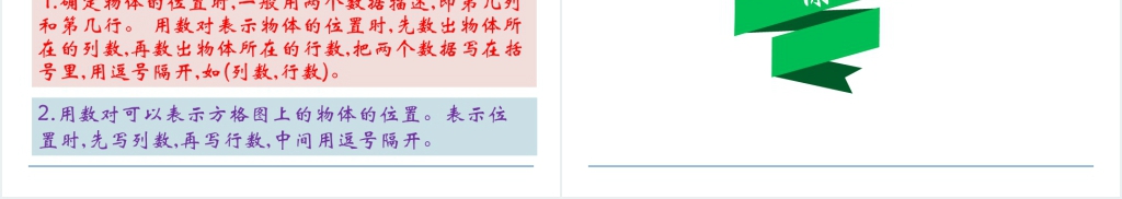 人教版五年级数学上册第2单元位置位置PPT课件 人教版五年级数学上册第2单元位置位置PPT课件