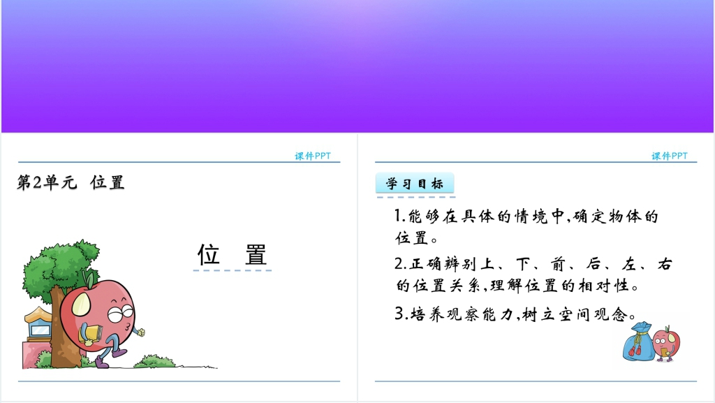 人教实验版一年级数学上册第2单元位置位置PPT课件 人教实验版一年级数学上册第2单元位置位置PPT课件