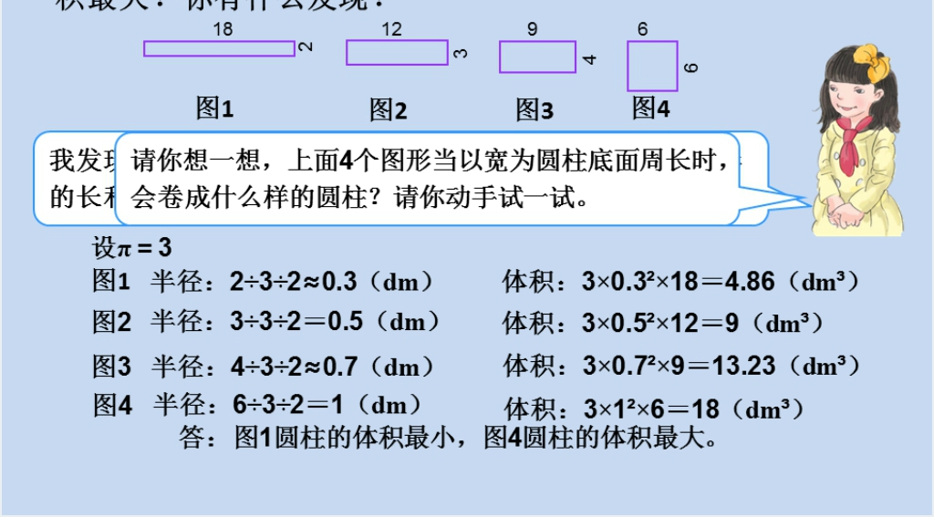 六年级数学下册第3单元圆柱与圆锥1.圆柱第7课时解决问题PPT课件 六年级数学下册第3单元圆柱与圆锥1.圆柱第7课时解决问题PPT课件