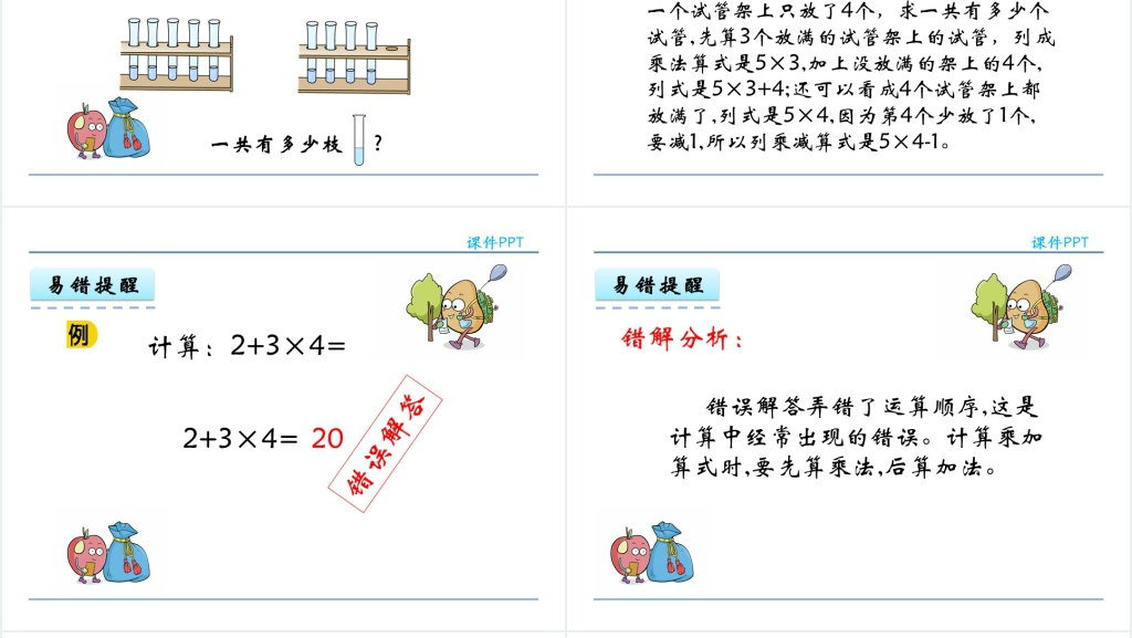 人教实验版二年级数学上册第4单元《表内乘法(一)4乘加乘减》PPT课件 人教实验版二年级数学上册第4单元《表内乘法(一)4乘加乘减》PPT课件