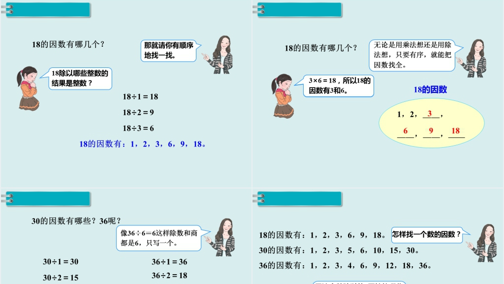 五年级数学下册因数和倍数(2)PPT课件 五年级数学下册因数和倍数(2)PPT课件