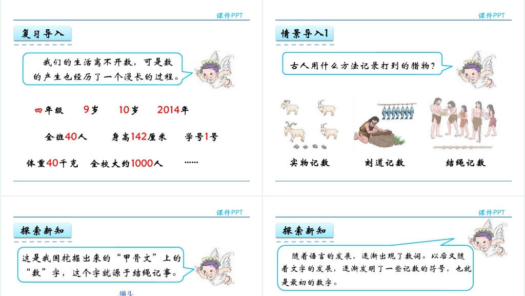 人教实验版四年级数学上册第1单元大数的认识5数的产生、十进制计数法及亿以上数的读写PPT课件 人教实验版四年级数学上册第1单元大数的认识5数的产生、十进制计数法及亿以上数的读写PPT课件