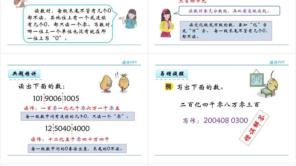 人教实验版四年级数学上册第1单元大数的认识5数的产生、十进制计数法及亿以上数的读写PPT课件 人教实验版四年级数学上册第1单元大数的认识5数的产生、十进制计数法及亿以上数的读写PPT课件